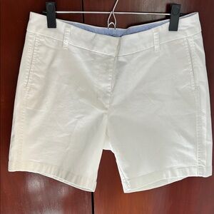 J. Crew White Women's Bermudas
